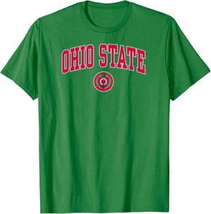 Ohio State Buckeyes Heritage Collection Arch Over White T-Shirt - T-Shirt | Irish Green