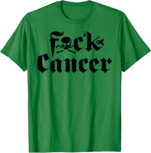 FU Cancer - Fuck Cancer Awareness T-Shirt - T-Shirt | Irish Green