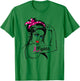 Fighter Rosie The Riveter Breast Cancer Awareness T-Shirt - T-Shirt | Irish Green