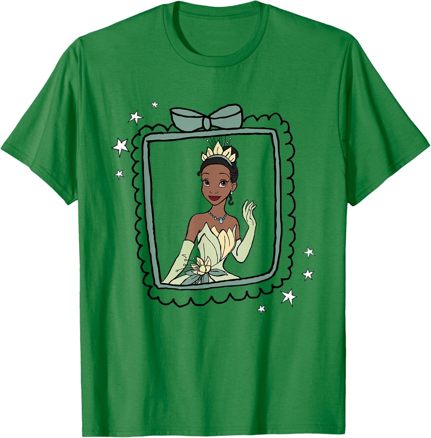 Disney The Princess and The Frog Tiana Portrait T-Shirt - T-Shirt | Irish Green