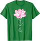 Floral Watercolor Lotus Flower Be Kind For Teen Girls Women T-Shirt - T-Shirt | Irish Green
