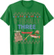O-Fishally Three Boys Third Birthday Matching Fishing Themed T-Shirt - T-Shirt | Irish Green