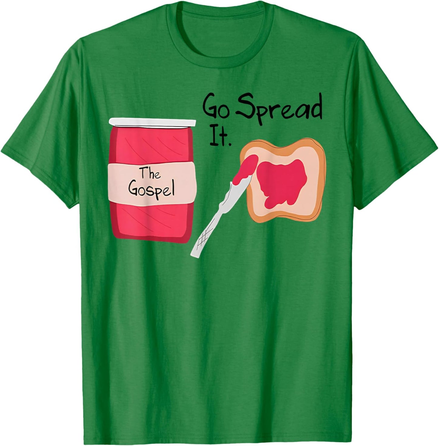 The Gospel Go Spread It T-Shirt - T-Shirt | Irish Green