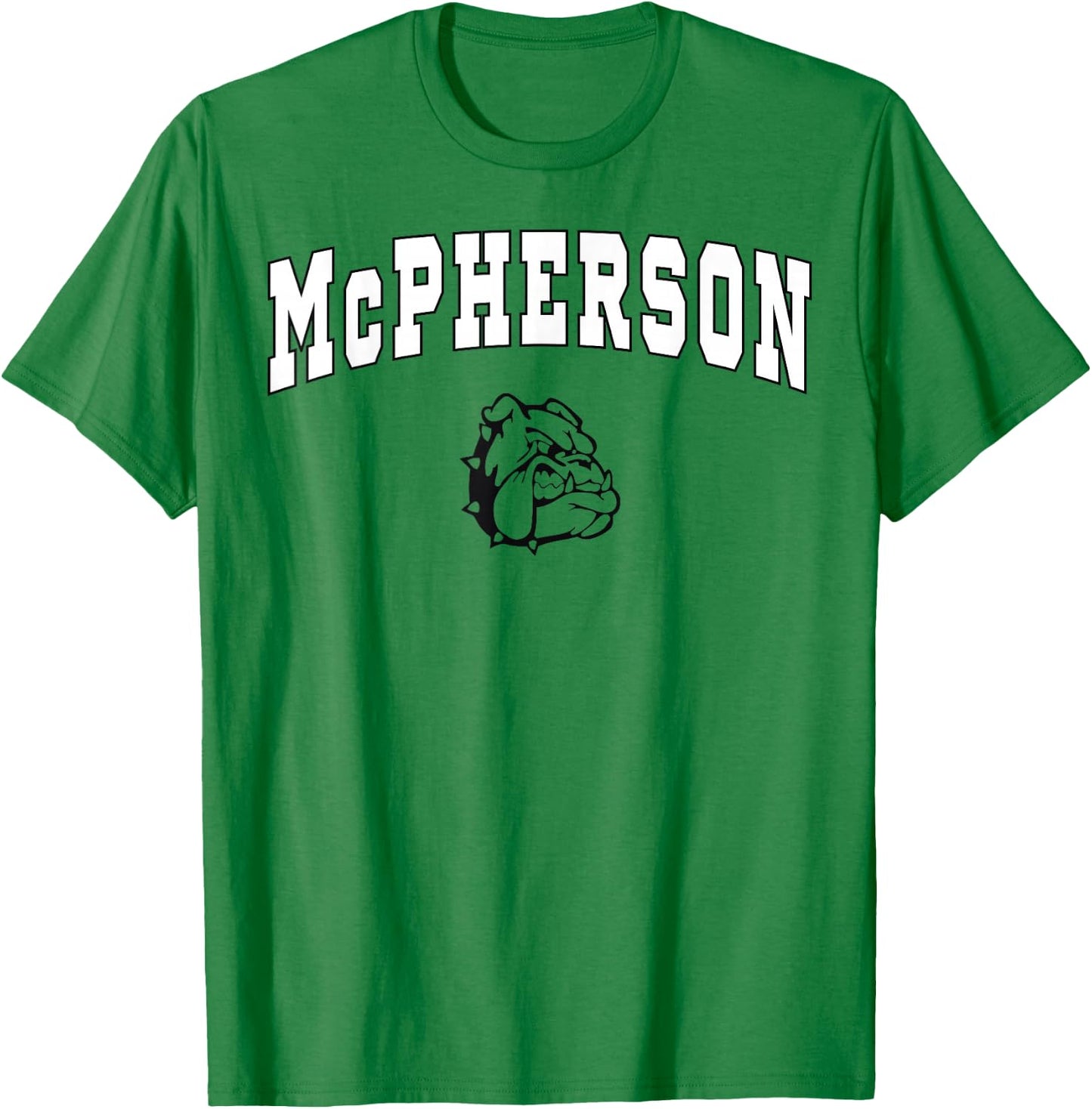 McPherson High School Bullpups C2 T-Shirt - T-Shirt | Irish Green