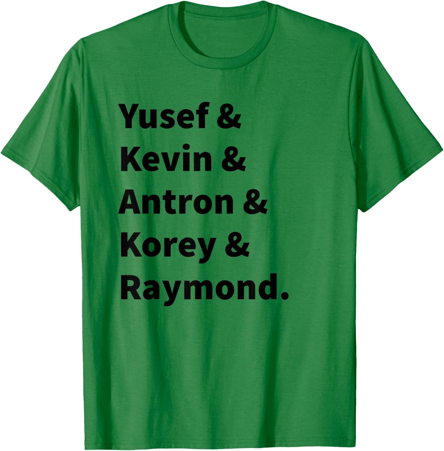 Central Park 5 Five | Exonerated 5 Five Shirt T-Shirt - T-Shirt | Irish Green