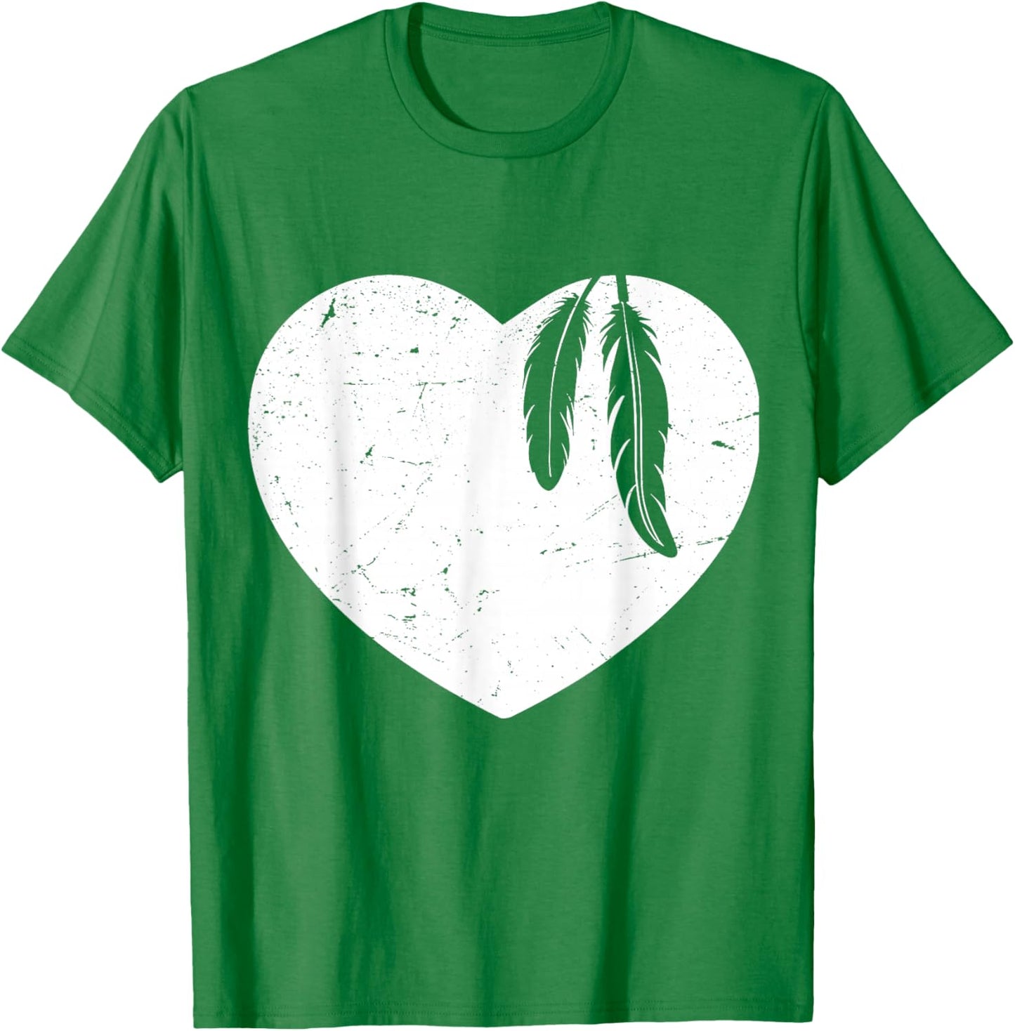 American Native Child Indian Awareness - Indigenous Feather T-Shirt - T-Shirt | Irish Green