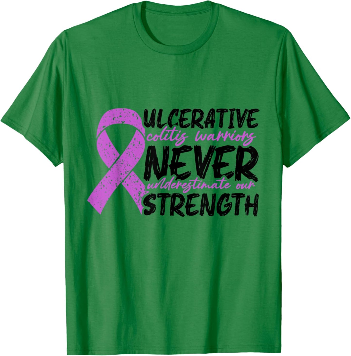 Colitis ulcerosa Krieger unterschätzen niemals IBD-Überlebende T-Shirt - T-Shirt | Irish Green