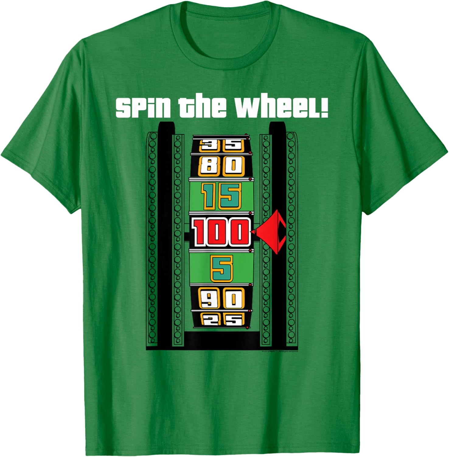 Price is Right - Spin The Wheel T-Shirt - T-Shirt | Irish Green