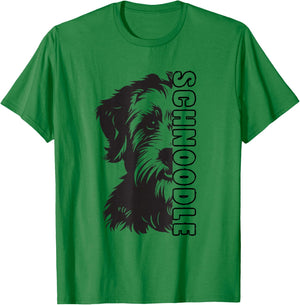 Schnoodle Dog T-Shirt - T-Shirt | Irish Green