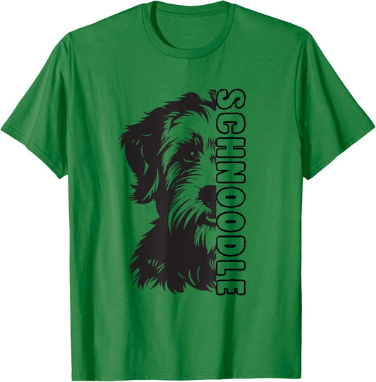 Schnoodle Dog T-Shirt - T-Shirt | Irish Green