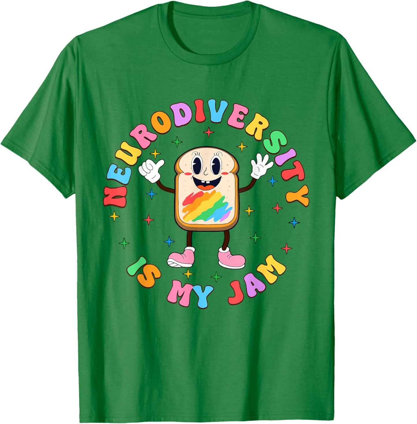 Neurodiversity Is My Jam ADHD Autism Awareness SPED Teacher T-Shirt - T-Shirt | Irish Green