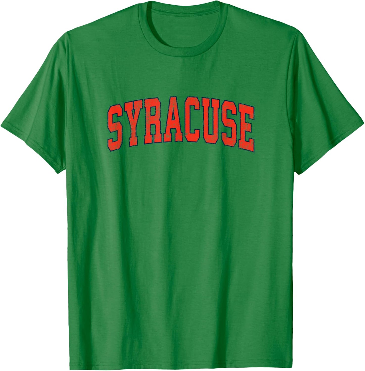Syracuse New York NY Vintage Athletic Sports T-Shirt - T-Shirt | Irish Green