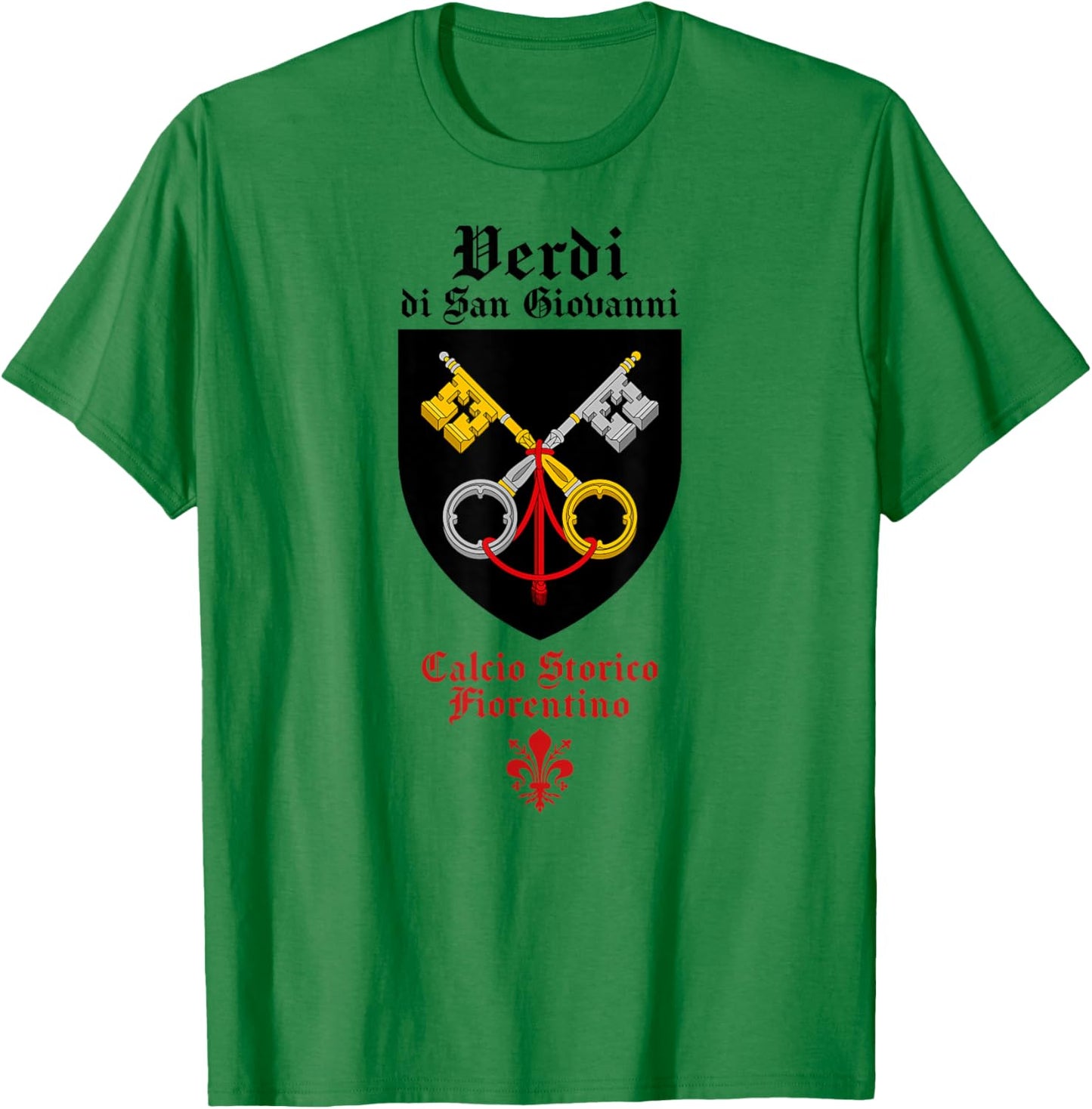 Florentine football fútbol Calcio storico fiorentino Verdi T-Shirt - T-Shirt | Irish Green