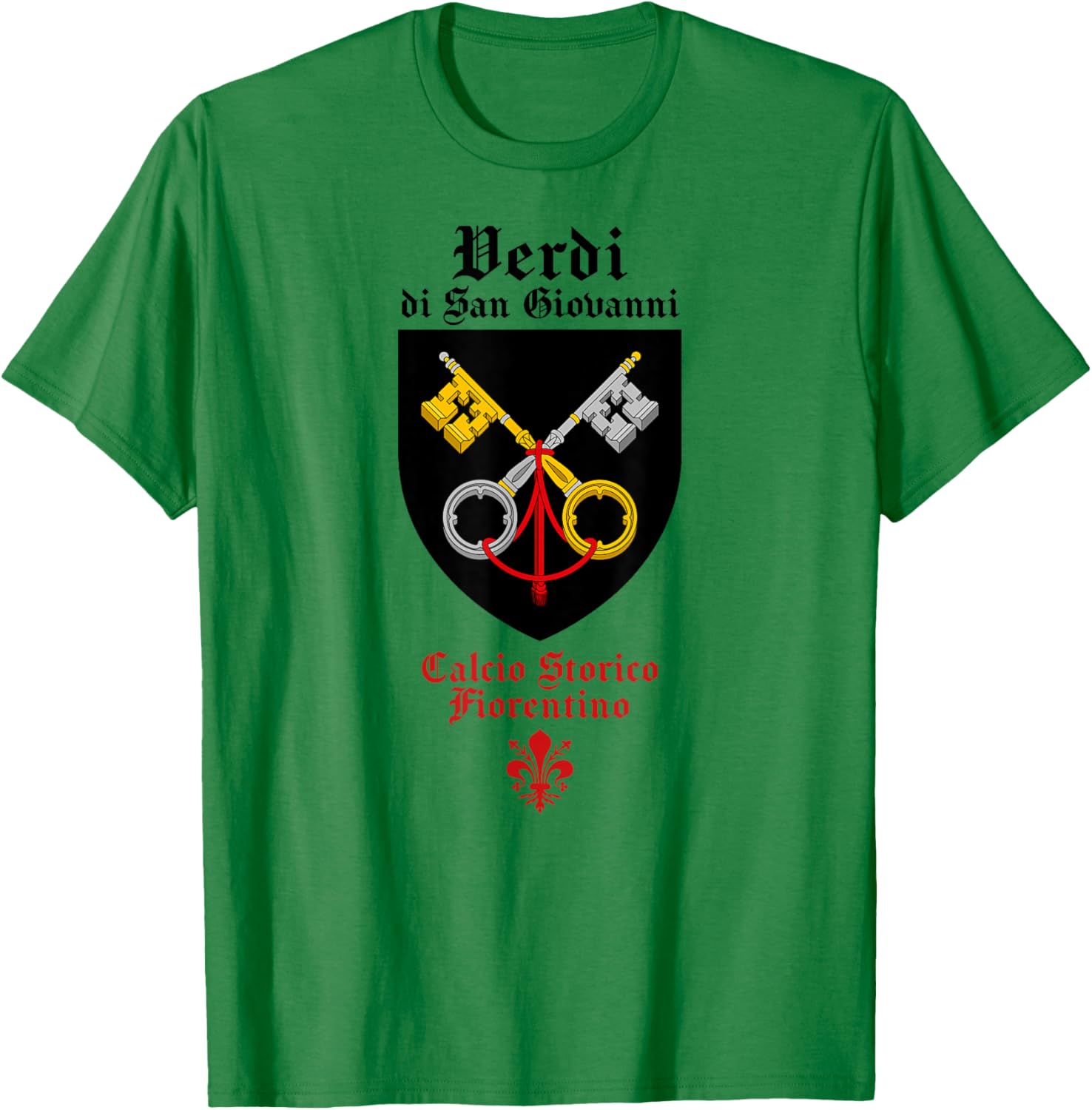 Florentine football fútbol Calcio storico fiorentino Verdi T-Shirt - T-Shirt | Irish Green