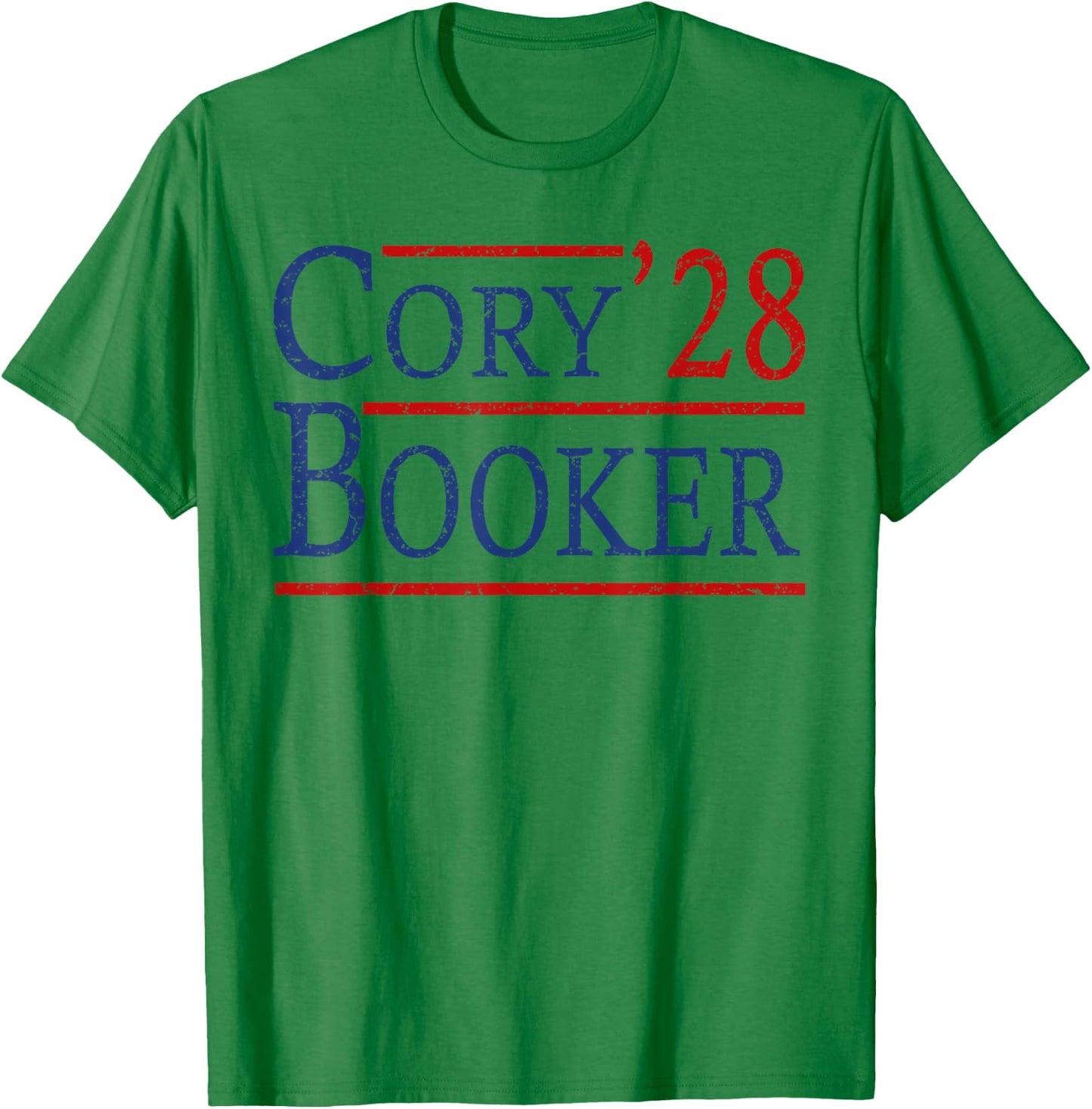 Cory Booker For President 2028, Cool Cory'28 Booker T-Shirt - T-Shirt | Irish Green