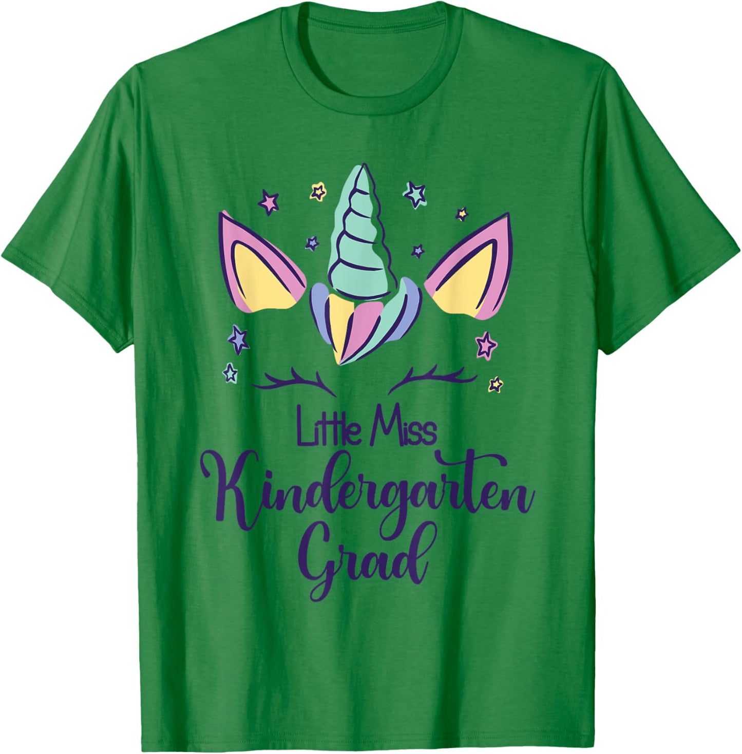 Little Miss Kindergarten Grad 2025 T-Shirt - T-Shirt | Irish Green