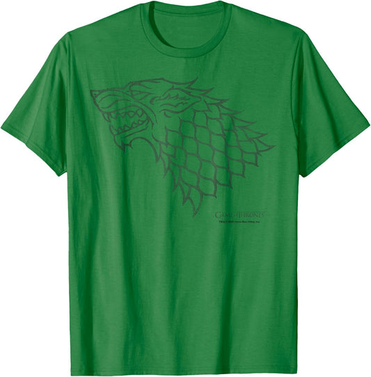 Game Of Thrones House Stark Sigil T-Shirt - T-Shirt | Irish Green
