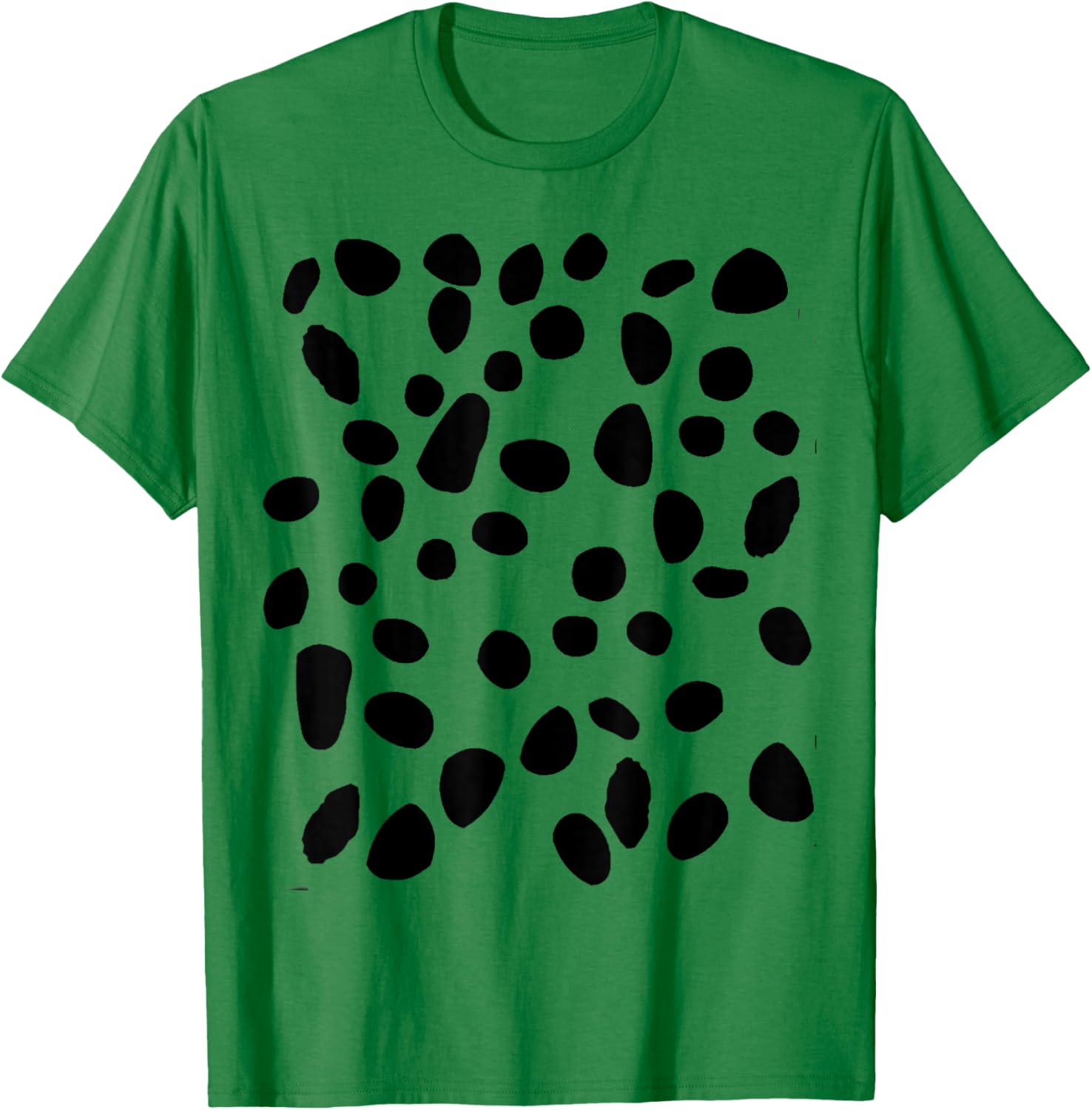 Spotted White with Black Polka dots Dalmatian T-Shirt - T-Shirt | Irish Green