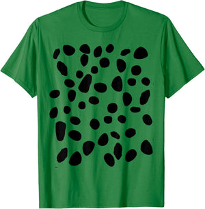 Spotted White with Black Polka dots Dalmatian T-Shirt - T-Shirt | Irish Green