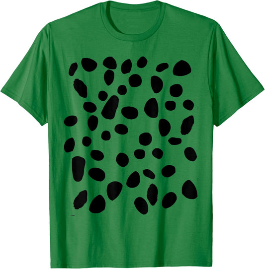 Spotted White with Black Polka dots Dalmatian T-Shirt - T-Shirt | Irish Green