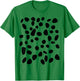 Spotted White with Black Polka dots Dalmatian T-Shirt - T-Shirt | Irish Green