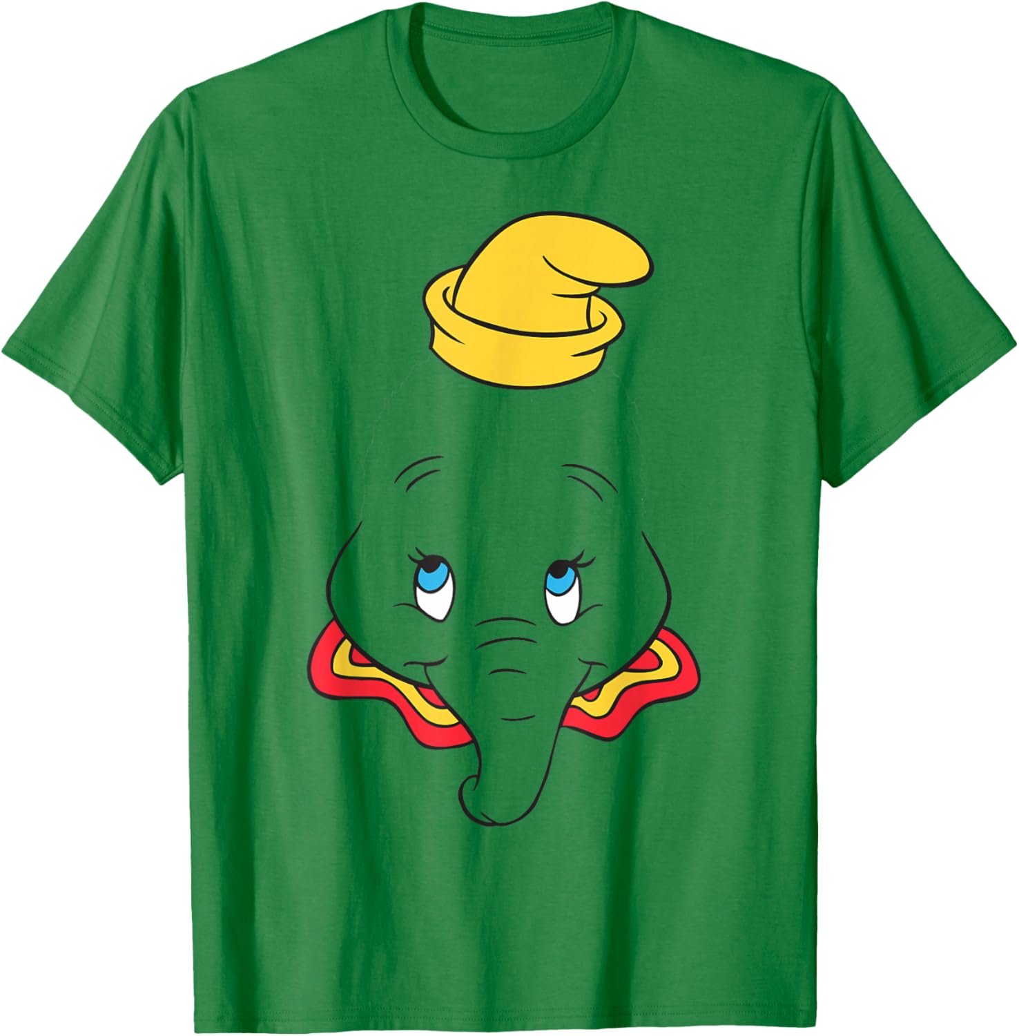 Disney Dumbo Large Face T-Shirt - T-Shirt | Irish Green