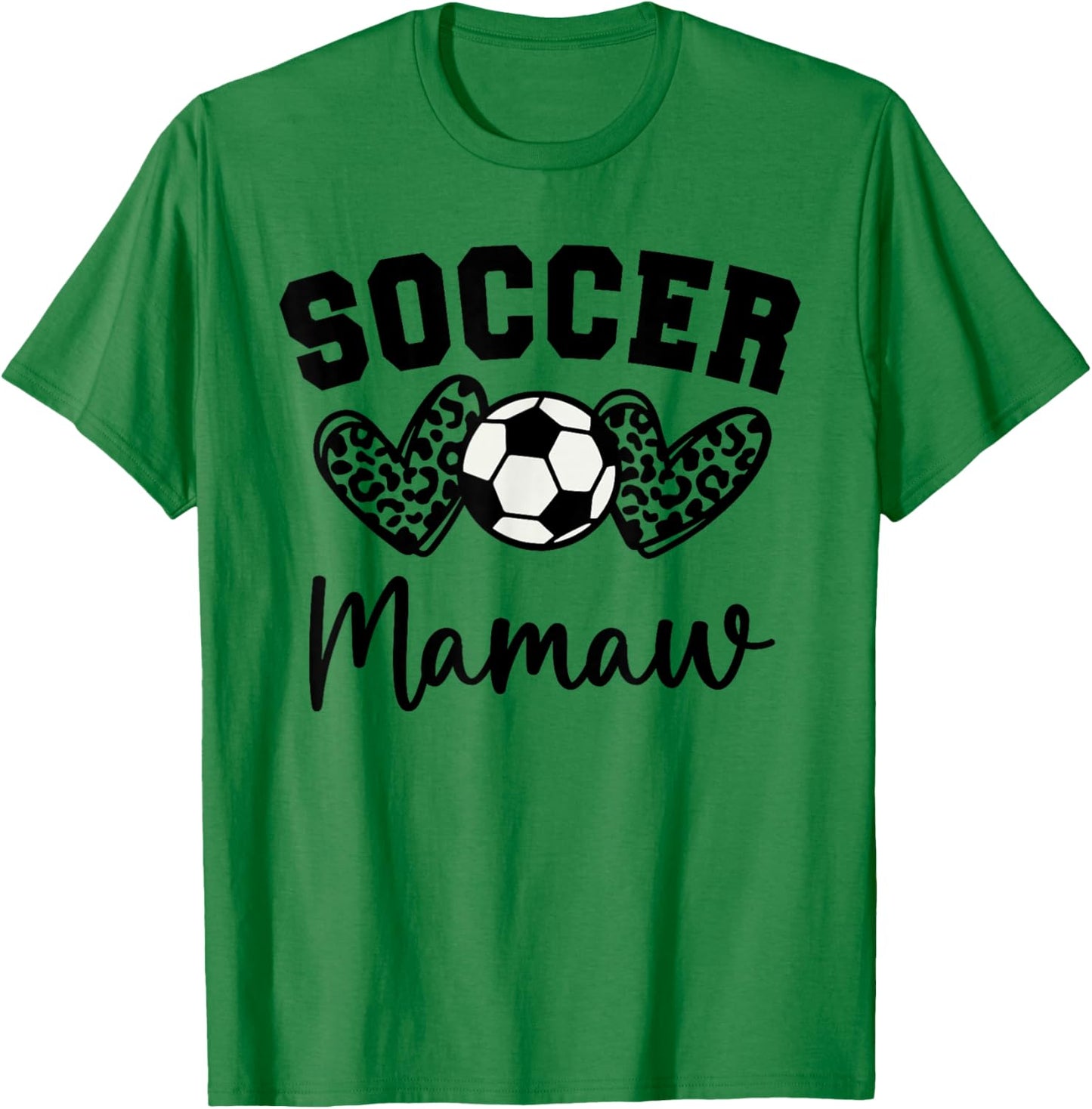 Soccer Mamaw Matching Family Soccer T-Shirt - T-Shirt | Irish Green