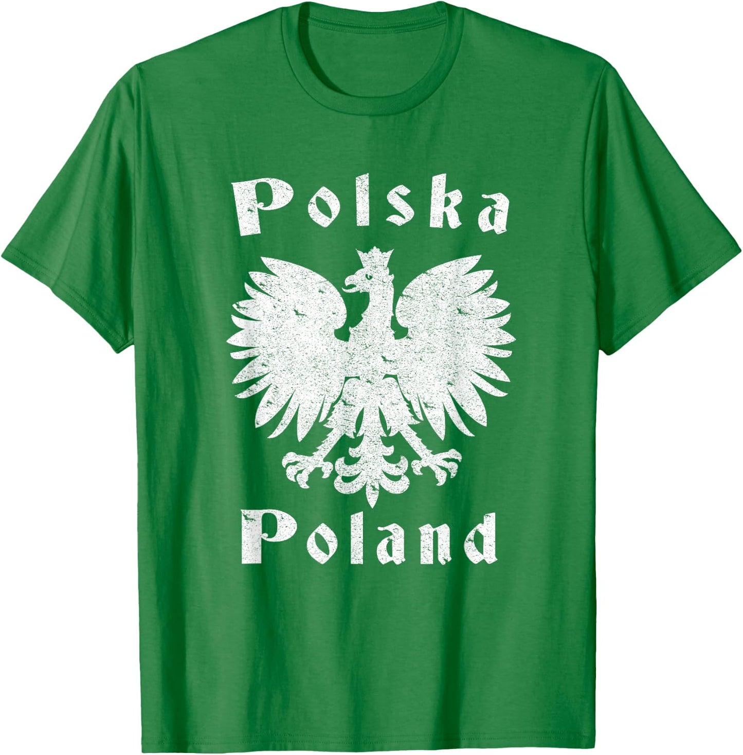 Polish Eagle Poland Coat of Arms Polska T-Shirt - T-Shirt | Irish Green