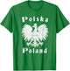 Polish Eagle Poland Coat of Arms Polska T-Shirt - T-Shirt | Irish Green