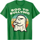 Boo To Bullying Retro Orange Unity Day Halloween Ghost Kids T-Shirt - T-Shirt | Irish Green