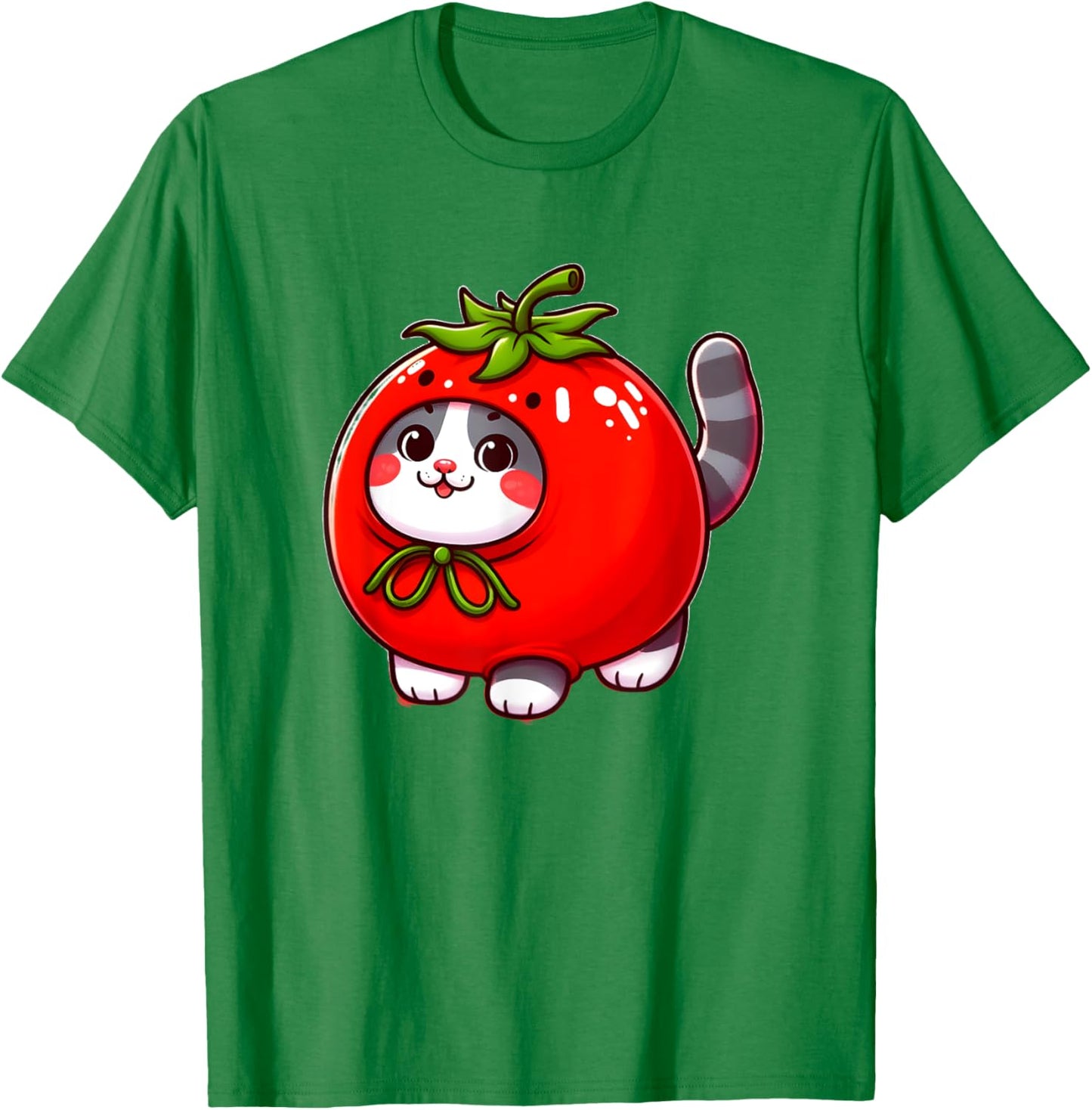 Cat in Tomato Costume T-Shirt - T-Shirt | Irish Green