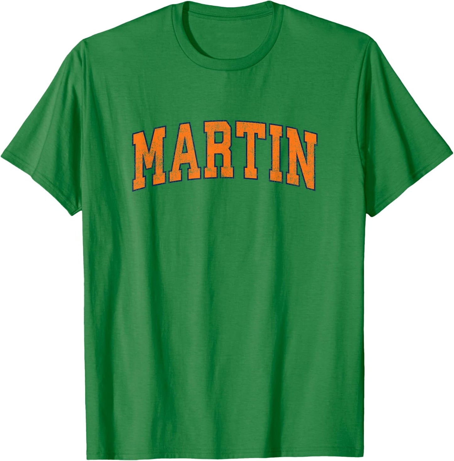 Martin Tennessee TN Vintage Athletic Sports T-Shirt - T-Shirt | Irish Green