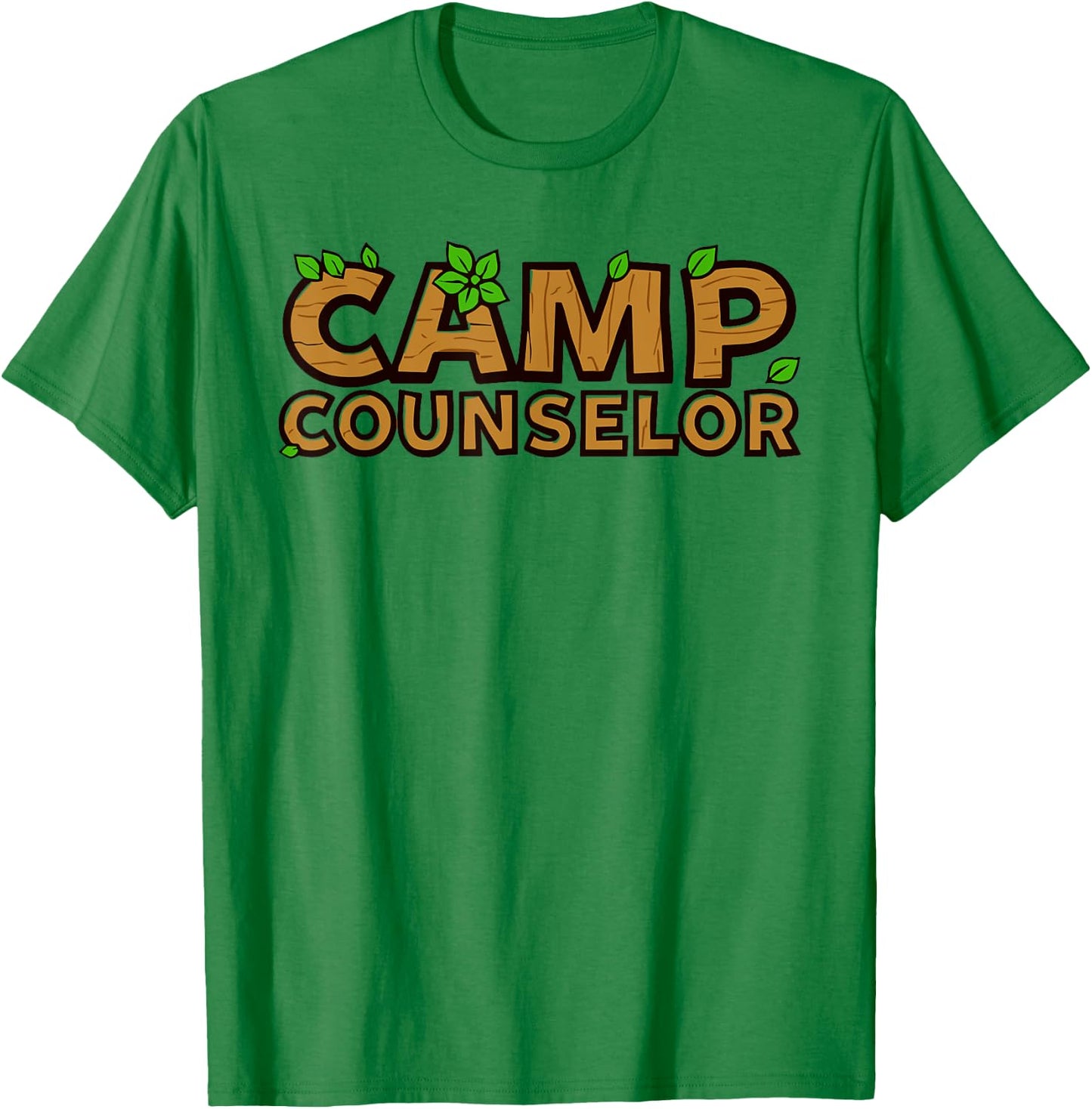 Funny Camp Counselor T Shirt for Summer Adventures T-Shirt - T-Shirt | Irish Green