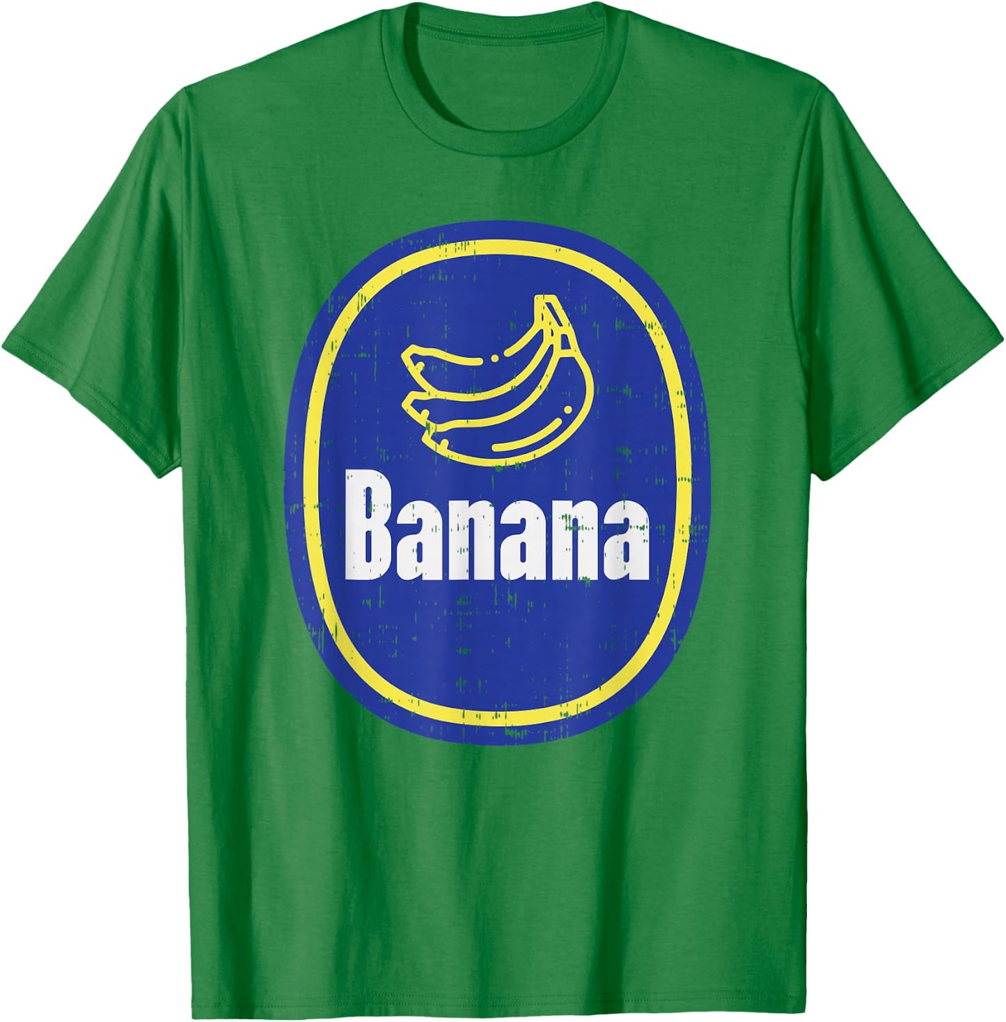 Banana Sticker Funny Fruit Lazy DIY Easy Halloween Costume T-Shirt - T-Shirt | Irish Green