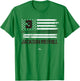 USA Flag Bat Jackson Merrill San Diego Baseball MLBPA T-Shirt - T-Shirt | Irish Green