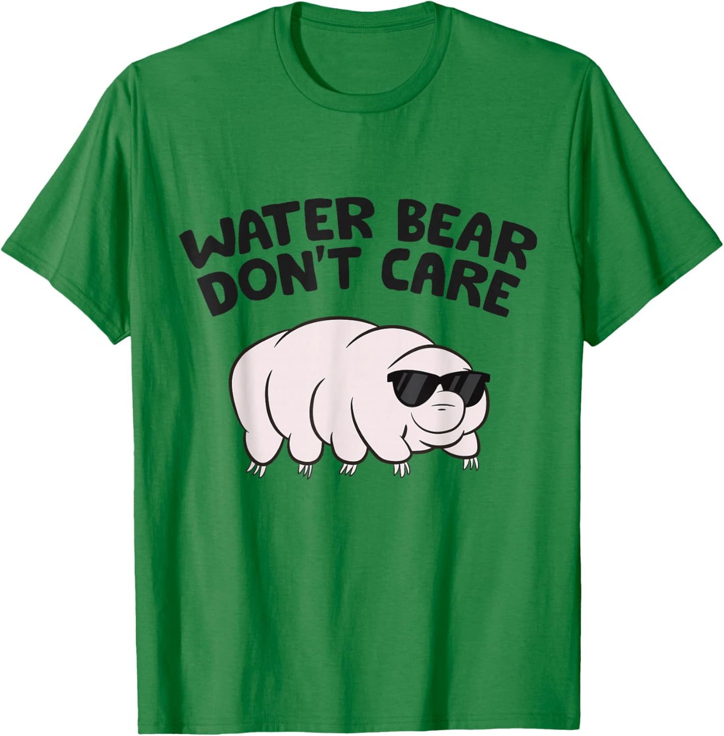 Water Bear Don't Care Science Tardigrade T-Shirt - T-Shirt | Irish Green