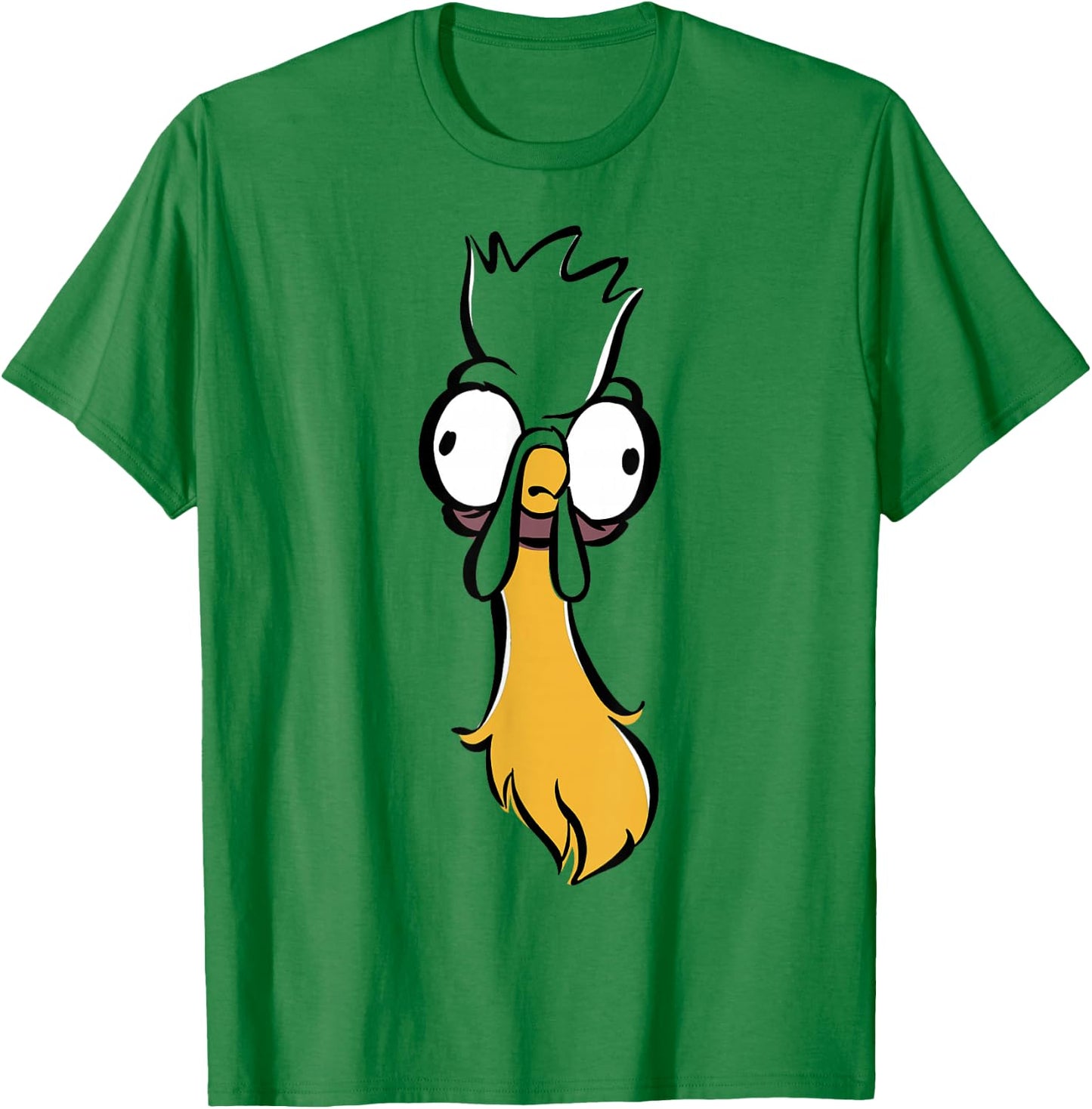 Disney Moana HEI HEI Big Face Sketch Portrait T-Shirt - T-Shirt | Irish Green