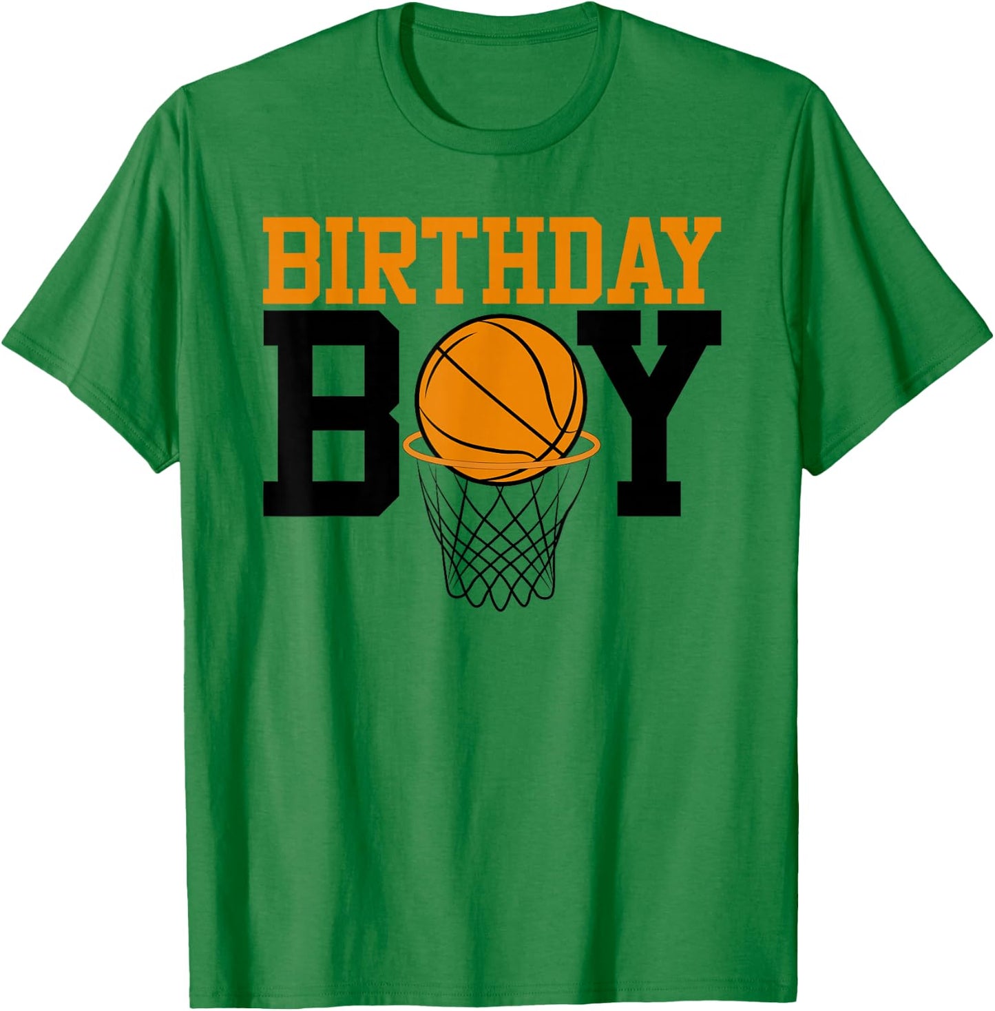 Boy Of The Birthday - Basketball Family Birthday T-Shirt - T-Shirt | Irish Green