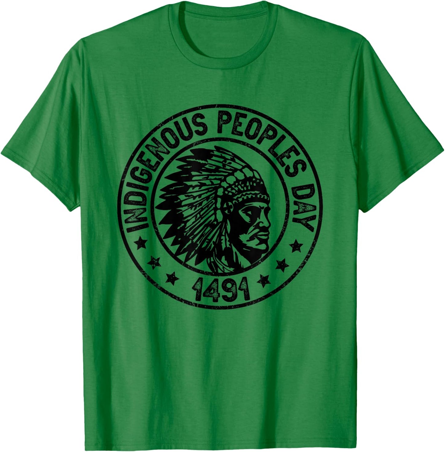 Indigenous Peoples Day Native American Heritage Indian Pride T-Shirt - T-Shirt | Irish Green