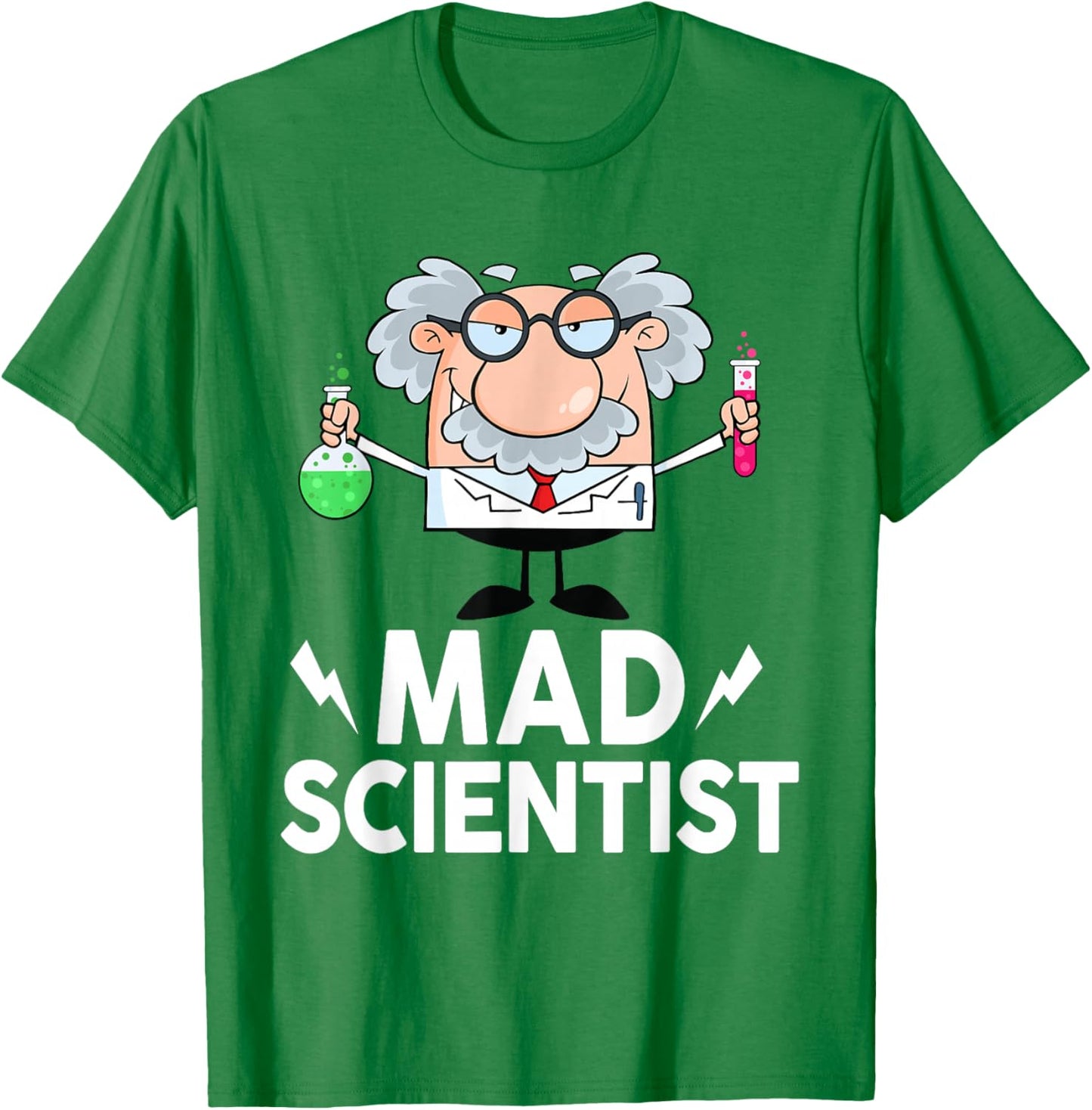 Mad Scientist Shirt Kids Toddler Child Adult Funny Science T-Shirt - T-Shirt | Irish Green