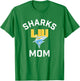 Long Island University LIU Blackbirds Arched Mom T-Shirt - T-Shirt | Irish Green