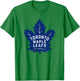 Toronto Maple Leafs Icon Gray Officially Licensed T-Shirt - T-Shirt | Irish Green