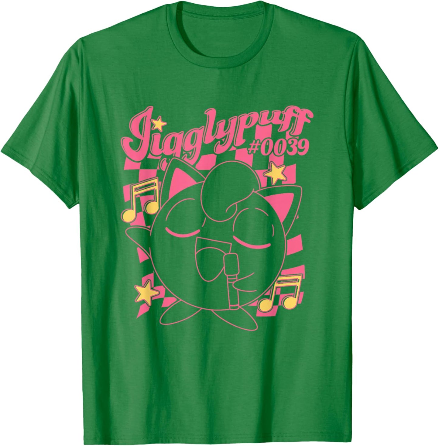 Pokémon Jigglypuff #0039 Musical Poster Retro T-Shirt - T-Shirt | Irish Green
