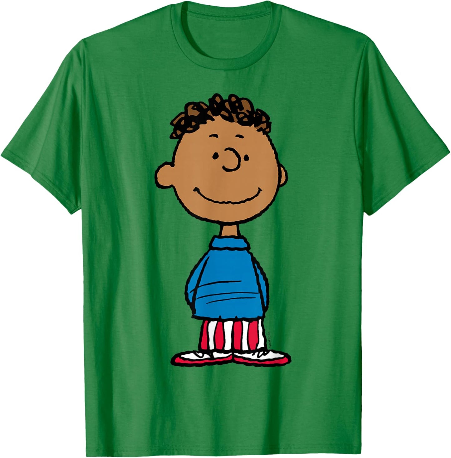 Peanuts - Franklin Armstrong Patriotic Fourth of July Outfit T-Shirt - T-Shirt | Irish Green