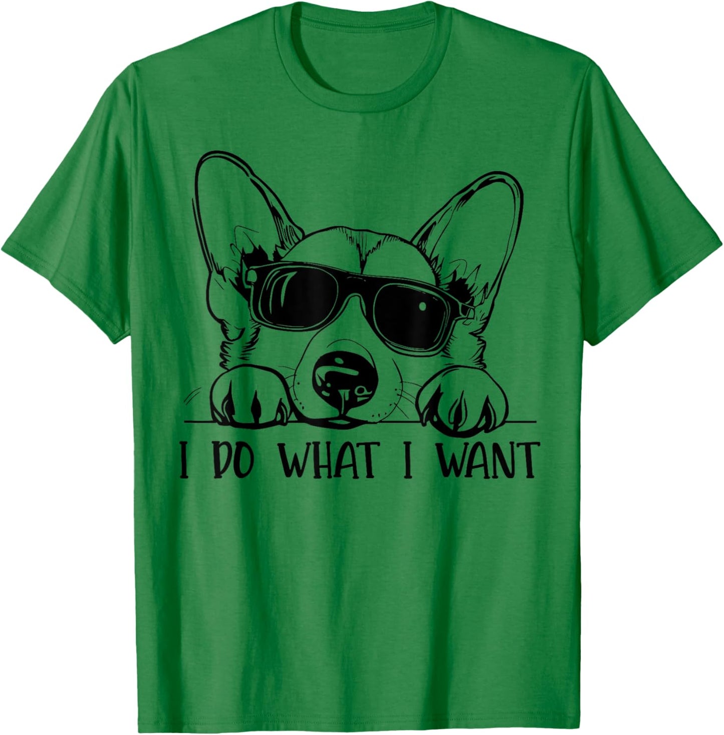Corgi Dog Owner I Do What I Want Funny Pet T-Shirt - T-Shirt | Irish Green