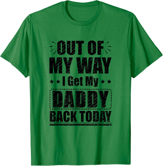 Homecoming Deployment Dad Welcome Back Home for Daddy Kids T-Shirt - T-Shirt | Irish Green