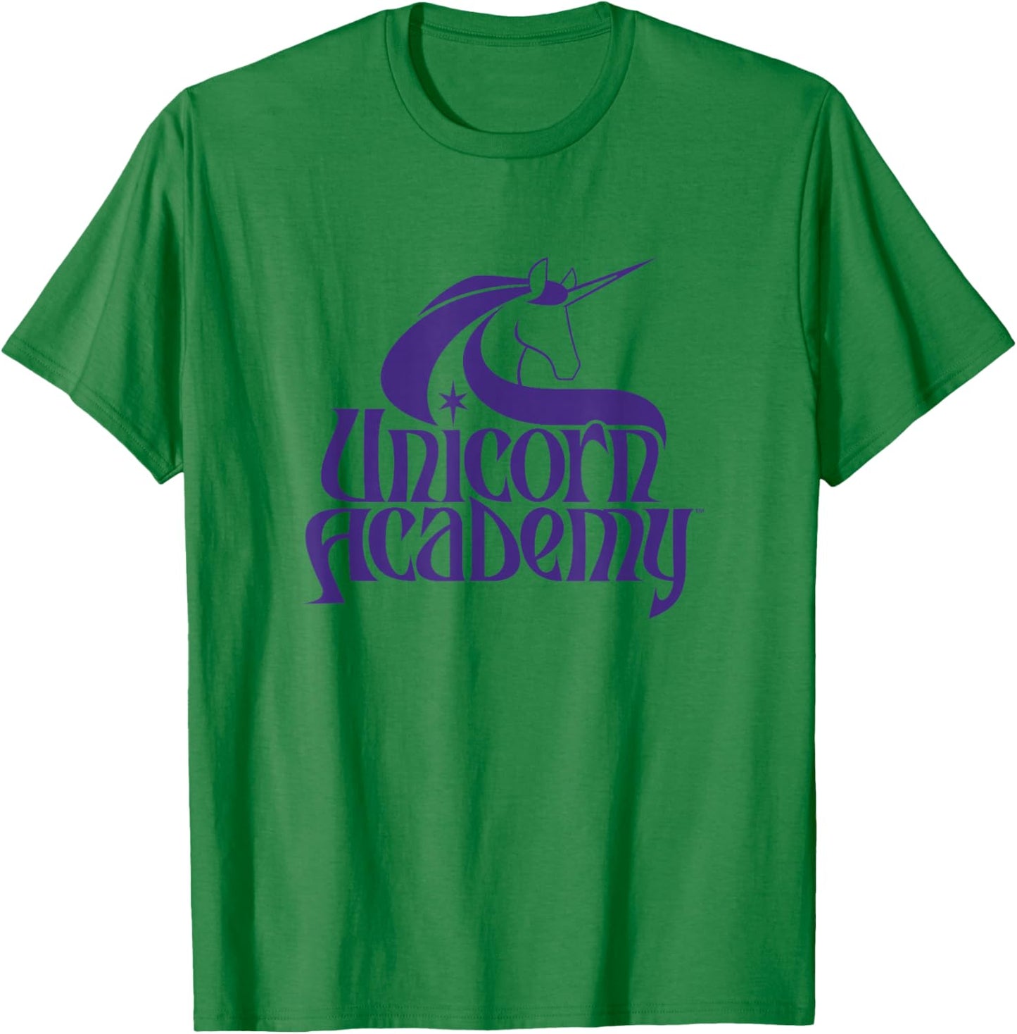 Unicorn Academy Logo T-Shirt - T-Shirt | Irish Green