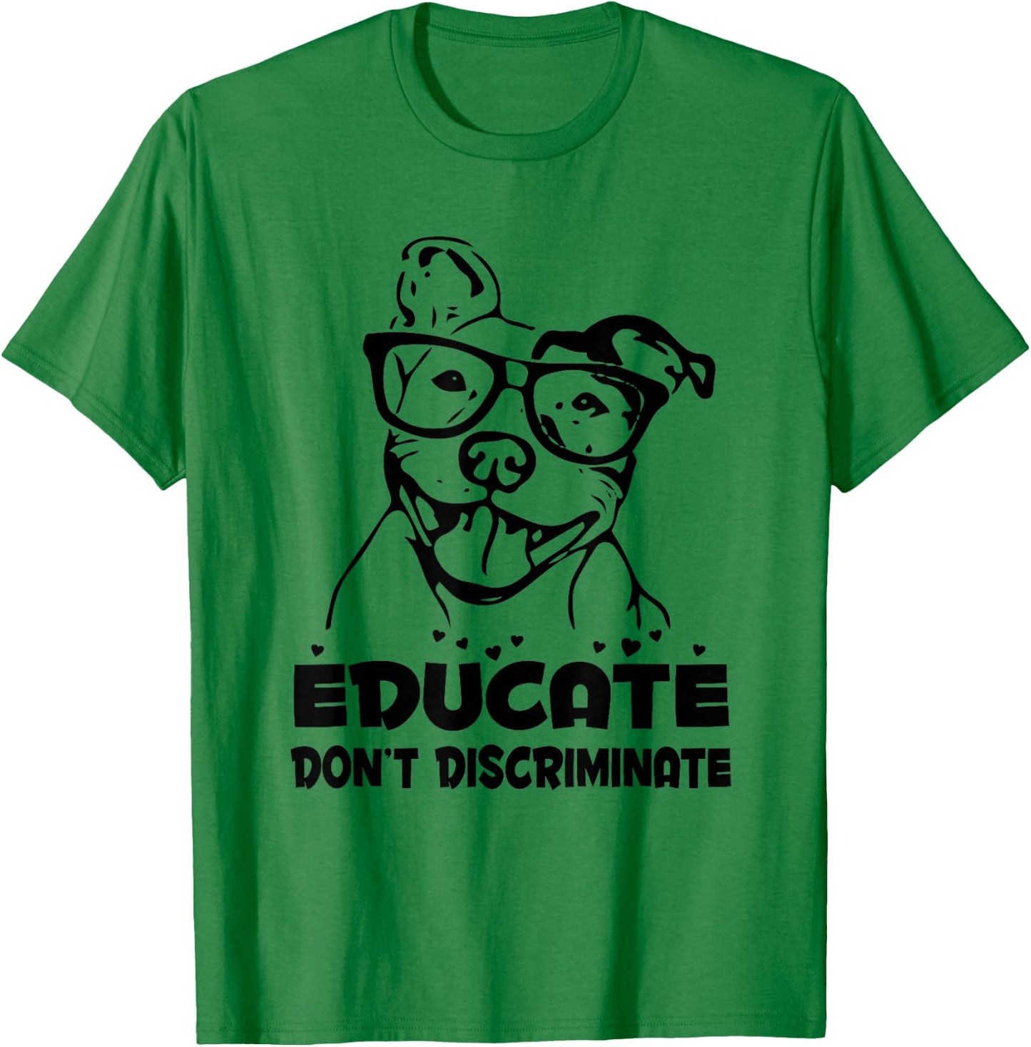 Pit Bull Lover T Shirt Pitbull Mom Rescue Dog Dad Puppy Gift T-Shirt - T-Shirt | Irish Green