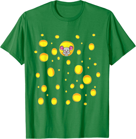 Cheese Costume Halloween T-Shirt - T-Shirt | Irish Green