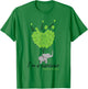 Elephant I'm a Survivor Heart Lymphoma Awareness gift T-Shirt - T-Shirt | Irish Green